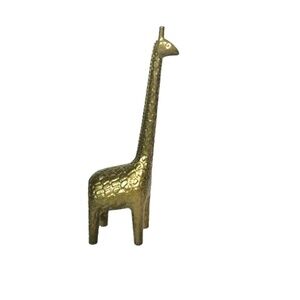 IKEA Markniva Vintage Decorative Brass Color Giraffe FigurineI 8.25” Tall